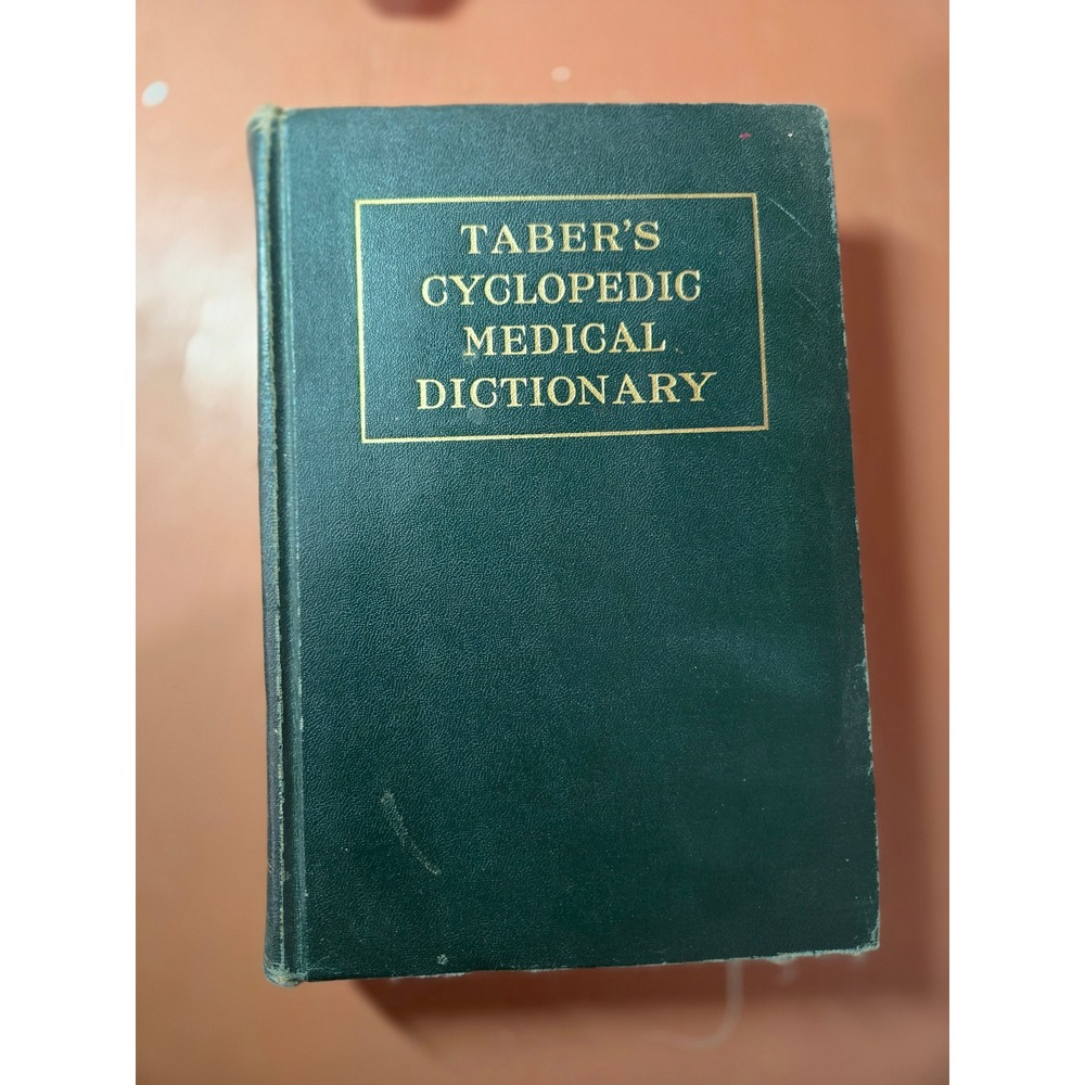 Tabers Cyclopedic Medical Dictionary 8th Edition 1959 Hardcover Thumb Indexed